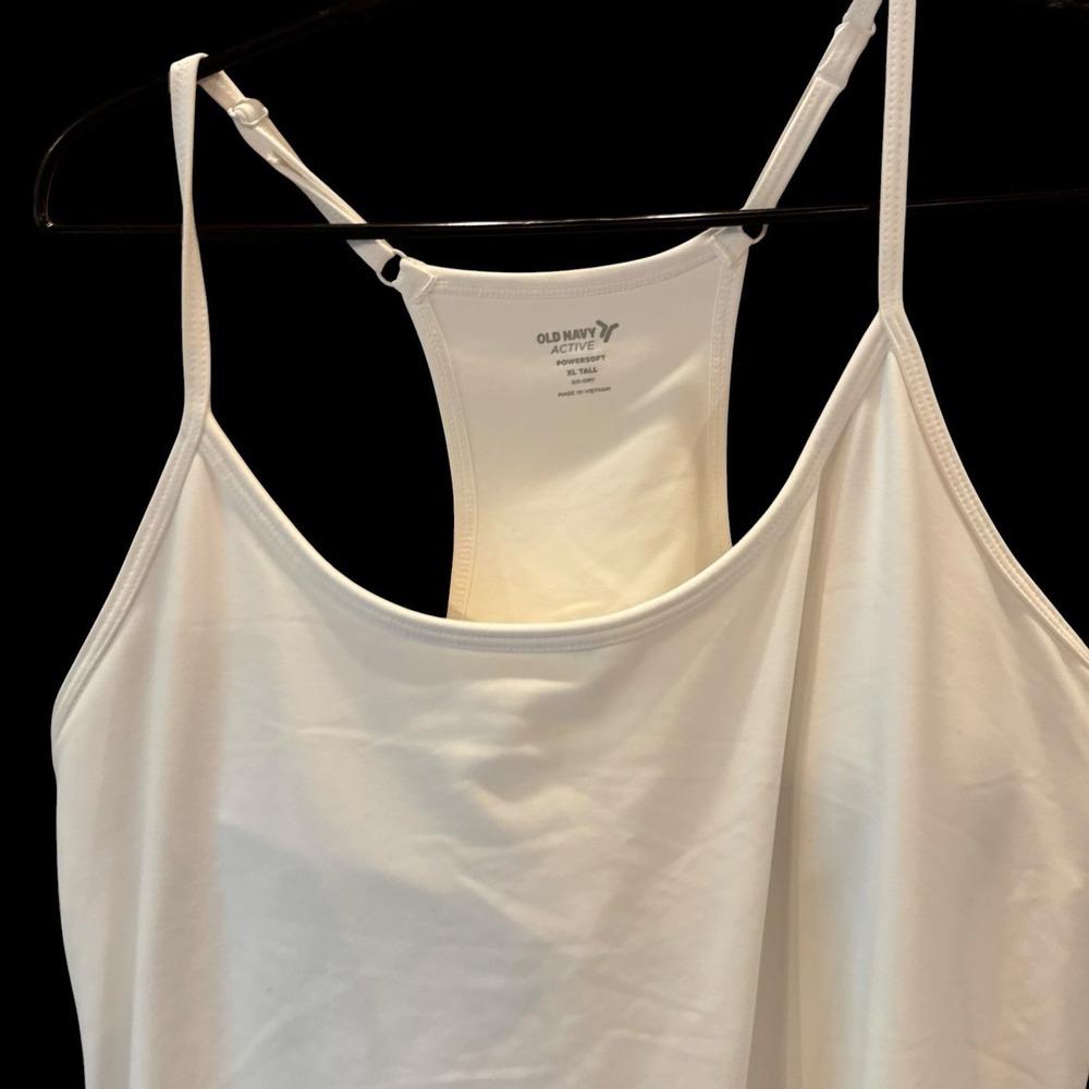 NWT OLD NAVY Tennis Athleisure White Dress Travel Casual Size XLT Active Stretch - Picture 3 of 7